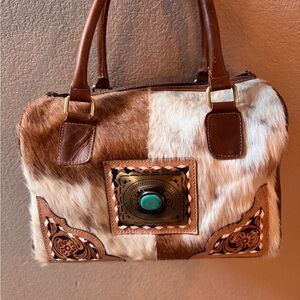 Leather and Cowhide soft sided Leather Speedy